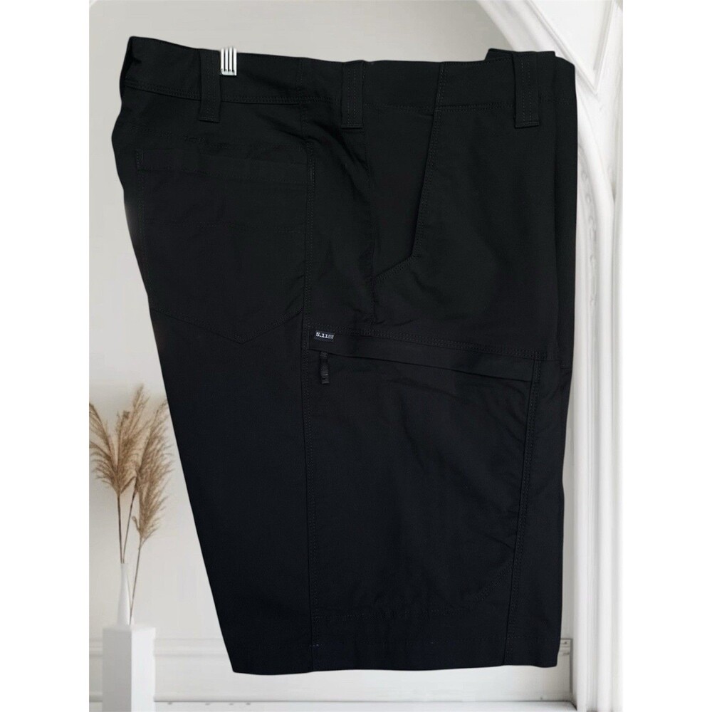 5.11 Tactical Men’s Sz 40 Blk Cargo Shorts Stretch Comfort Multi Pockets Outdoor